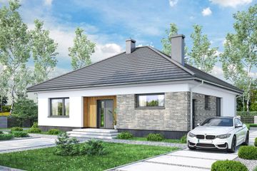  Projekt domu Aloes (WOF1149) - projekt domu parterowego - Zdjęcie 2