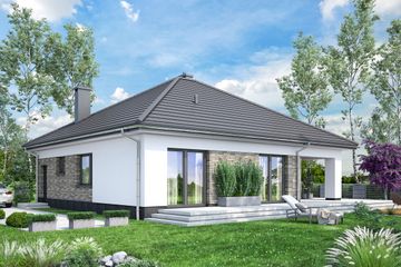  Projekt domu Aloes (WOF1149) - projekt domu parterowego - Zdjęcie 4