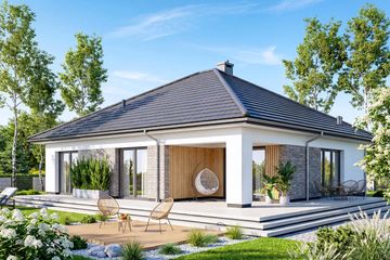  Projekt domu Aloes (WOF1149) - projekt domu parterowego - Zdjęcie 4