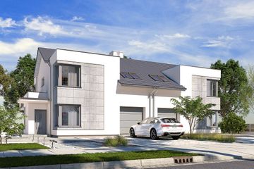  Projekt domu Diana Grande C bliźniak (WRR1111) - projekt domu parterowego z poddaszem - Zdjęcie 1