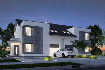  Projekt domu Diana Grande C bliźniak (WRR1111) - projekt domu parterowego z poddaszem - Zdjęcie 2