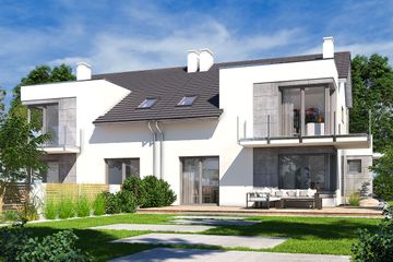  Projekt domu Diana Grande C bliźniak (WRR1111) - projekt domu parterowego z poddaszem - Zdjęcie 3