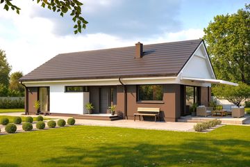  Projekt domu N24-BG (KKG1020) - projekt domu parterowego - Zdjęcie 3