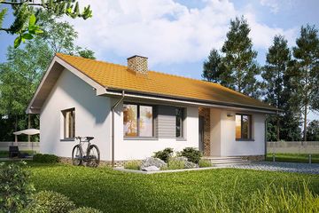  Projekt domu Irysówka (WRN1512) - projekt domu parterowego - Zdjęcie 2
