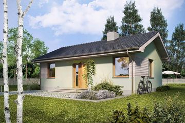  Projekt domu Miętówka (WRN1513) - projekt domu parterowego - Zdjęcie 1