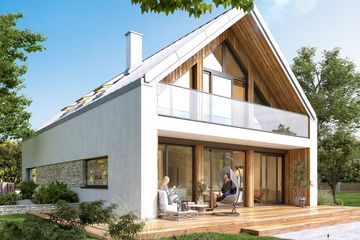  Projekt domu Pogodny 3 (BSA2298) - projekt domu parterowego z poddaszem - Zdjęcie 3