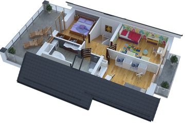  Projekt domu BW-36 wariant 1 (JGC1239) - projekt domu parterowego z poddaszem - Zdjęcie 5