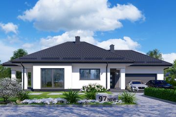  Projekt domu APS 097 NEW (LUA1520) - projekt domu parterowego - Zdjęcie 1