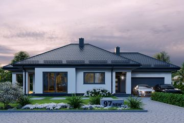  Projekt domu APS 097 NEW (LUA1520) - projekt domu parterowego - Zdjęcie 2