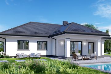  Projekt domu APS 097 NEW (LUA1520) - projekt domu parterowego - Zdjęcie 3