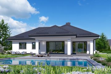  Projekt domu APS 097 NEW (LUA1520) - projekt domu parterowego - Zdjęcie 5