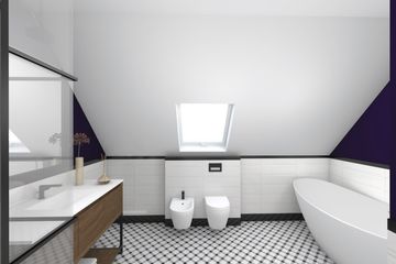  Projekt domu KA33 M (PKT1185) - projekt domu parterowego z poddaszem - Zdjęcie 8