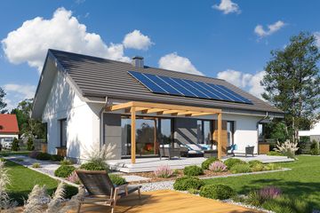  Projekt domu na praktycznej 2 (WAH2066) - projekt domu parterowego - Zdjęcie 3