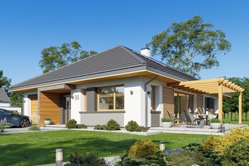  Projekt domu na wygodnej (WAH2069) - projekt domu parterowego - Zdjęcie 2