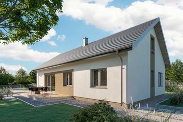  Projekt domu Derby DCB154 (WOB1760) - projekt domu parterowego - Zdjęcie 3