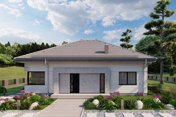  Projekt domu Sej-pro 045 energo (ELW1056) - projekt domu parterowego - Zdjęcie 1