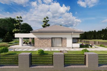  Projekt domu Sej-pro 045 energo (ELW1056) - projekt domu parterowego - Zdjęcie 3