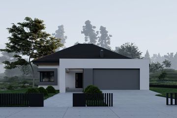  Projekt domu Sej-pro 016 energo (ELW1058) - projekt domu parterowego - Zdjęcie 9