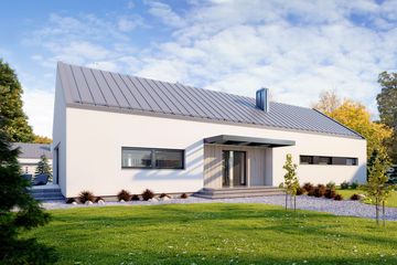  Projekt domu Alfi 3 (BSE1200) - projekt domu parterowego - Zdjęcie 1