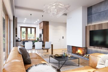  Projekt domu na przytulnej (WAH2070) - projekt domu parterowego - Zdjęcie 5