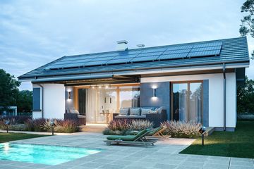  Projekt domu na przytulnej (WAH2070) - projekt domu parterowego - Zdjęcie 4