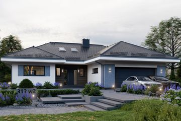  Projekt domu APS 312 wariant 2 (LUA1521) - projekt domu parterowego - Zdjęcie 3