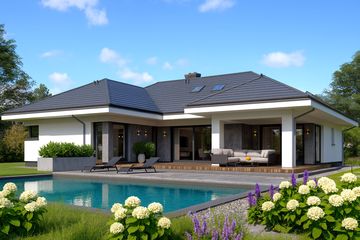  Projekt domu APS 312 wariant 2 (LUA1521) - projekt domu parterowego - Zdjęcie 2