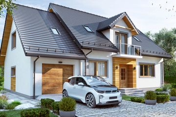  Projekt domu BW-27 (JGC1240) - projekt domu parterowego z poddaszem - Zdjęcie 2