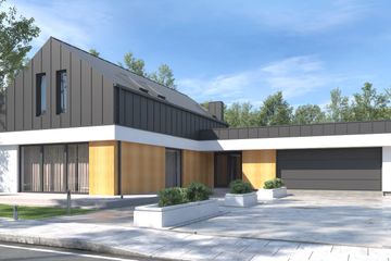  Projekt domu uA199 (WCB1293) - projekt domu parterowego z poddaszem - Zdjęcie 1