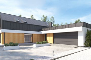  Projekt domu uA199 (WCB1293) - projekt domu parterowego z poddaszem - Zdjęcie 2