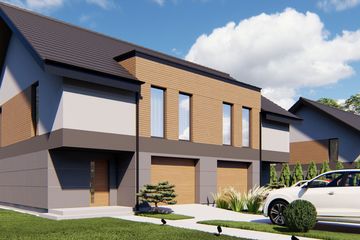  Projekt domu uA250 (WCB1300) - projekt domu parterowego z poddaszem - Zdjęcie 1