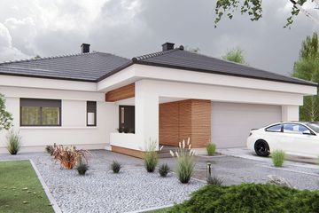  Projekt domu uA9v3 (WCB1289) - projekt domu parterowego - Zdjęcie 2