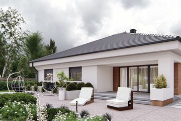  Projekt domu uA9v3 (WCB1289) - projekt domu parterowego - Zdjęcie 3