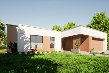  Projekt domu uA223 (WCB1299) - projekt domu parterowego - Zdjęcie 1