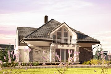  Projekt domu Latimona 4 (KKF1026) - projekt domu parterowego z poddaszem - Zdjęcie 3