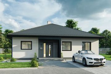  Projekt domu Geralt 2a25 (WRD3055) - projekt domu parterowego - Zdjęcie 2