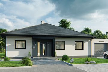  Projekt domu Geralt 2b25 (WRD3053) - projekt domu parterowego - Zdjęcie 2