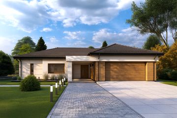  Projekt domu Sej-pro 022 energo (ELW1060) - projekt domu parterowego - Zdjęcie 1