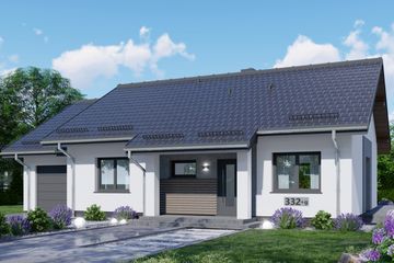  Projekt domu APS 332+G (LUA1523) - projekt domu parterowego - Zdjęcie 1