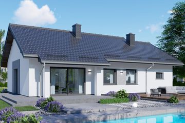  Projekt domu APS 332+G (LUA1523) - projekt domu parterowego - Zdjęcie 2
