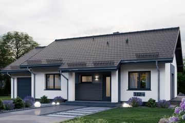  Projekt domu APS 332+G (LUA1523) - projekt domu parterowego - Zdjęcie 3