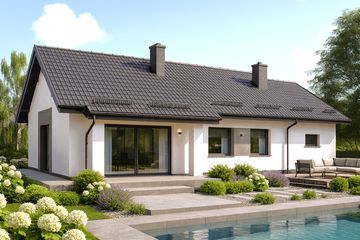  Projekt domu APS 332+G (LUA1523) - projekt domu parterowego - Zdjęcie 2