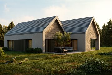  Projekt domu A-08 (PZB1070) - projekt domu parterowego - Zdjęcie 3