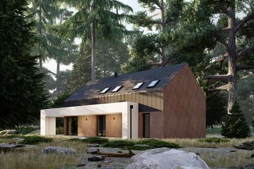  Projekt domu Sej-pro 034 energo (ELW1061) - projekt domu parterowego z poddaszem - Zdjęcie 2