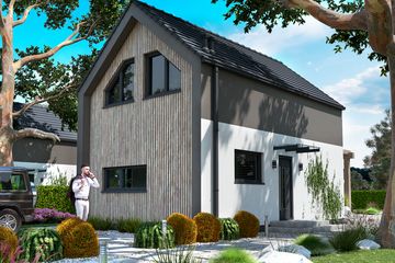  Projekt domu letniskowego KA157 SZ (PKT1192) - projekt domu letniskowego parterowego z poddaszem - Zdjęcie 1