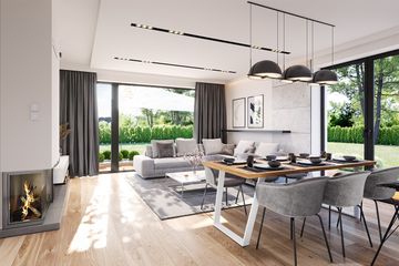  Projekt domu na słonecznej (WAH2071) - projekt domu parterowego - Zdjęcie 5