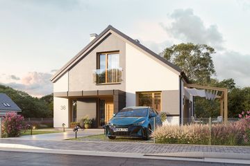  Projekt domu na przytulnej 3 (WAH2072) - projekt domu parterowego - Zdjęcie 2