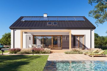  Projekt domu na przytulnej 3 (WAH2072) - projekt domu parterowego - Zdjęcie 3