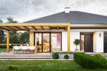  Projekt domu na słonecznej 2 (WAH2074) - projekt domu parterowego - Zdjęcie 2