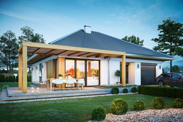  Projekt domu na słonecznej 2 (WAH2074) - projekt domu parterowego - Zdjęcie 5